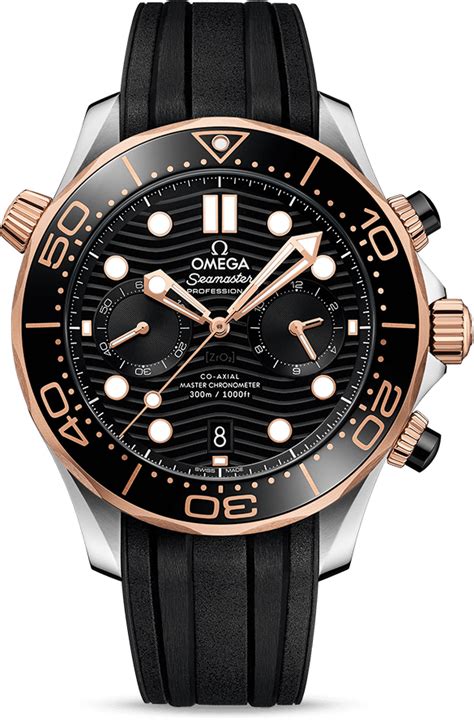 omega seamaster chronograph rubber strap